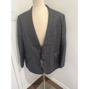 NWT Johnny Bigg Sport Coat Jacket Milan Check New Charcoal Size 50